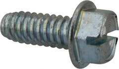 Value Collection - 3/8" Hex Washer Head Slotted Sheet Metal Screw - Steel, 1" Length Under Head, Grade 2 - Apex Tool & Supply