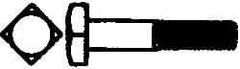 Value Collection - 5/16-18" UNC, 4" Length Under Head Square Head Bolt - Grade 2 Steel, Uncoated - Apex Tool & Supply