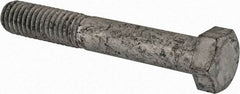 Value Collection - 3/8-16 Thread, 2-1/2" Length Under Head, Steel Hex Head Bolt - Hot Dipped Galvanized Coated, 9/16" Hex, UNC Thread, ANSI/ASME B18.2.2 & ASME B18.2.1, Grade 2 - Apex Tool & Supply