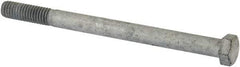 Value Collection - 3/8-16 Thread, 5" Length Under Head, Steel Hex Head Bolt - Hot Dipped Galvanized Coated, UNC Thread, ASTM A307, Grade 2 - Apex Tool & Supply