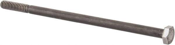 Value Collection - 1/4-20 Thread, 5" Length Under Head, Steel Hex Head Bolt - Uncoated, UNC Thread, ASTM A307, Grade 2 - Apex Tool & Supply