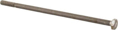 Value Collection - 1/4-20 Thread, 6" Length Under Head, Steel Hex Head Bolt - Uncoated, UNC Thread, ASTM A307, Grade 2 - Apex Tool & Supply