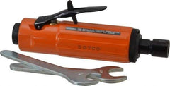 Dotco - 1/4" Collet, Straight Handle, Straight Air Die Grinder - 23,000 RPM, Rear Exhaust, 37 CFM, 0.9 hp, 90 psi, 1/4" Inlet - Apex Tool & Supply