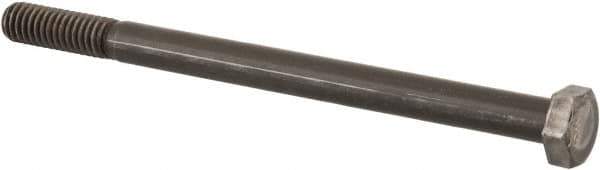 Value Collection - 5/16-18 UNC, 4-1/2" Length Under Head Hex Head Cap Screw - Partially Threaded, Grade 2 Steel, Uncoated - Apex Tool & Supply