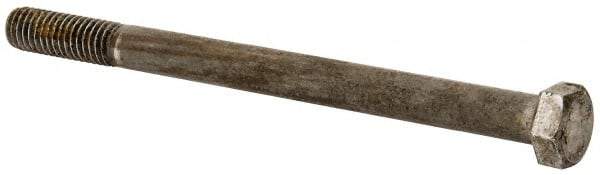 Value Collection - 3/8-16 Thread, 5" Length Under Head, Steel Hex Head Bolt - Uncoated, UNC Thread, ASTM A307, Grade 2 - Apex Tool & Supply