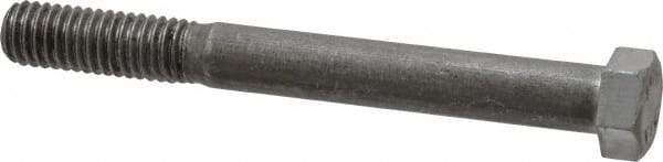 Value Collection - 7/16-14 Thread, 4" Length Under Head, Steel Hex Head Bolt - Uncoated, UNC Thread, ASTM A307, Grade 2 - Apex Tool & Supply