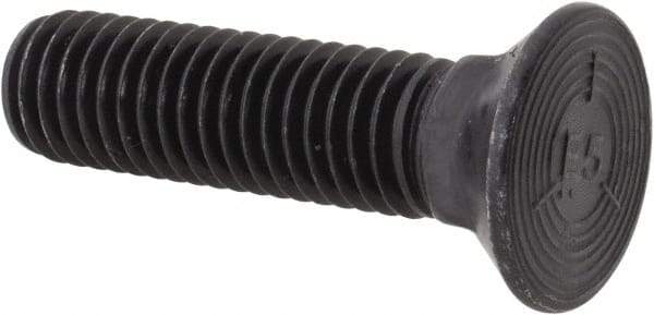 Value Collection - 1/2-13 UNC, 2" OAL, Steel Plow Bolt - Uncoated, Grade 5 - Apex Tool & Supply