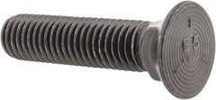 Value Collection - 1/2-13 UNC, 2-1/4" OAL, Steel Plow Bolt - Uncoated, Grade 5 - Apex Tool & Supply