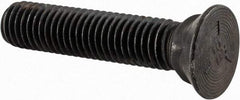 Value Collection - 1/2-13 UNC, 2-1/2" OAL, Steel Plow Bolt - Uncoated, Grade 5 - Apex Tool & Supply