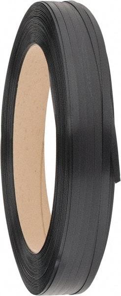 Made in USA - 3,600' Long x 1/2" Wide, Coil Case Polypropylene Strapping - 500 Lb Capacity, 0.02" Thick - Apex Tool & Supply