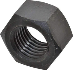 Value Collection - 1-1/4 - 7 UNC Steel Right Hand Hex Nut - 1-7/8" Across Flats, 1-1/16" High, Uncoated - Apex Tool & Supply
