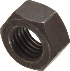 Value Collection - 5/16-24 UNF Steel Right Hand Hex Nut - 1/2" Across Flats, 17/64" High, Uncoated - Apex Tool & Supply