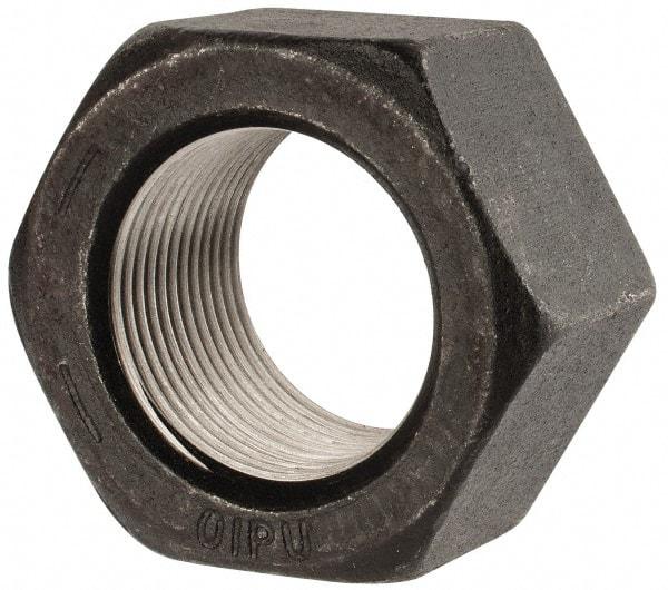 Value Collection - 1-3/8 - 12 UN Steel Right Hand Hex Nut - 2-1/16" Across Flats, 1-11/64" High, Uncoated - Apex Tool & Supply