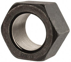 Value Collection - 1-3/8 - 12 UN Steel Right Hand Hex Nut - 2-1/16" Across Flats, 1-11/64" High, Uncoated - Apex Tool & Supply