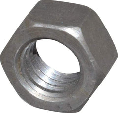Value Collection - 1/2-13 UNC Steel Right Hand Hex Nut - 3/4" Across Flats, 7/16" High, Uncoated - Apex Tool & Supply