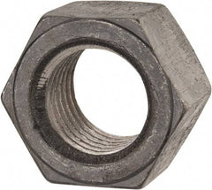 Value Collection - 1-1/4 - 7 UN Steel Right Hand Hex Nut - 1-7/8" Across Flats, 1-1/16" High, Uncoated - Apex Tool & Supply