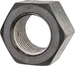 Value Collection - 2-1/4 - 4-1/2 UNC Steel Right Hand Hex Nut - 3-3/8" Across Flats, 1-55/64" High, Uncoated - Apex Tool & Supply