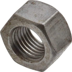 Value Collection - 3/8-24 UNF Steel Right Hand Hex Nut - 9/16" Across Flats, 0.3281" High, Uncoated - Apex Tool & Supply