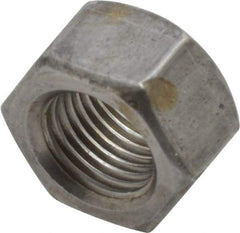 Value Collection - 1/2-20 UNF Steel Right Hand Hex Nut - 3/4" Across Flats, 7/16" High, Zinc Clear Finish - Apex Tool & Supply