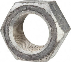 Value Collection - 1-3/8 - 12 UNF Steel Right Hand Hex Nut - 2-1/16" Across Flats, 1.1719" High, Uncoated - Apex Tool & Supply