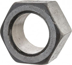 Value Collection - 1-3/4 - 12 UN Steel Right Hand Hex Nut - 2-5/8" Across Flats, 1-1/2" High, Uncoated - Apex Tool & Supply
