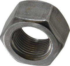 Value Collection - 7/8-14 UNF Steel Left Hand Hex Nut - 1-5/16" Across Flats, 3/4" High, Uncoated - Apex Tool & Supply