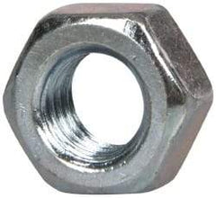 Value Collection - M8x1.25 Metric Coarse Steel Right Hand Hex Nut - 13mm Across Flats, 6.5mm High, Zinc-Plated Finish - Apex Tool & Supply