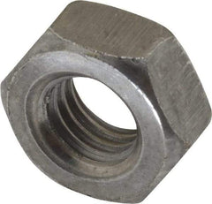 Value Collection - M10x1.50 Steel Right Hand Hex Nut - 17mm Across Flats, 8mm High, Uncoated - Apex Tool & Supply