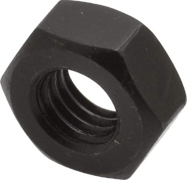 Value Collection - M10x1.50 Steel Right Hand Hex Nut - 17mm Across Flats, 8mm High, Uncoated - Apex Tool & Supply