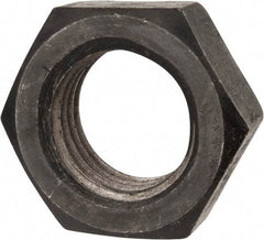 Value Collection - 1-1/2 - 6 UNC Steel Right Hand Hex Jam Nut - 2-1/4" Across Flats, 0.8438" High, Uncoated - Apex Tool & Supply