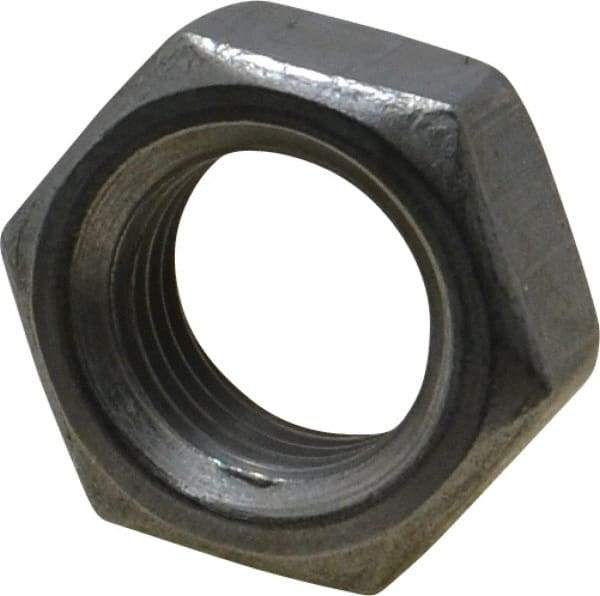 Value Collection - 1/2-20 UNF Steel Right Hand Hex Jam Nut - 3/4" Across Flats, 5/16" High, Uncoated - Apex Tool & Supply