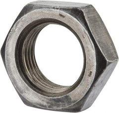 Value Collection - 7/8-14 UN Steel Right Hand Hex Jam Nut - 1-5/16" Across Flats, 31/64" High, Uncoated - Apex Tool & Supply