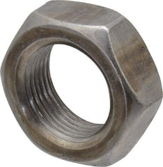 Value Collection - 1-14 UNF Steel Right Hand Hex Jam Nut - 1-1/2" Across Flats, 0.5469" High, Uncoated - Apex Tool & Supply