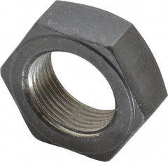 Value Collection - 1-1/4 - 12 UNF Steel Right Hand Hex Jam Nut - 1-7/8" Across Flats, 23/32" High, Uncoated - Apex Tool & Supply