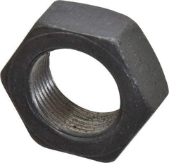 Value Collection - 1-3/8 - 12 UNF Steel Right Hand Hex Jam Nut - 2-1/16" Across Flats, 25/32" High, Uncoated - Apex Tool & Supply