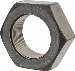 Value Collection - 1-3/4 - 12 UNF Steel Right Hand Hex Jam Nut - 2-5/8" Across Flats, 31/32" High, Uncoated - Apex Tool & Supply