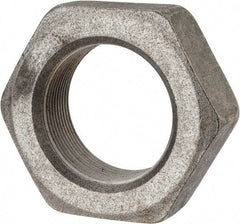 Value Collection - 2-12 UNF Steel Right Hand Hex Jam Nut - 3" Across Flats, 1-3/32" High, Uncoated - Apex Tool & Supply
