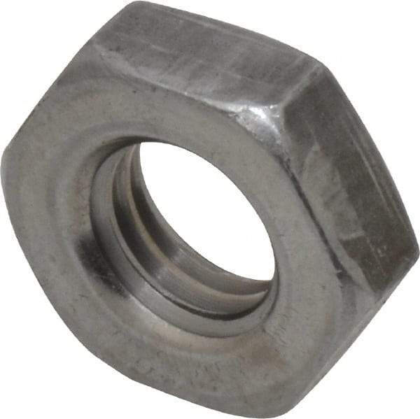 Value Collection - 5/8-11 UNC Steel Right Hand Heavy Hex Jam Nut - 1-1/16" Across Flats, 23/64" High, Uncoated, 2B Class of Fit - Apex Tool & Supply