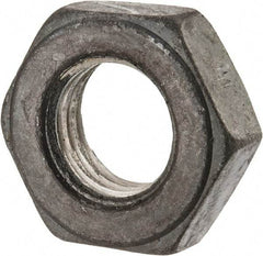 Value Collection - 7/8-9 UNC Steel Right Hand Heavy Hex Jam Nut - 1-7/16" Across Flats, 31/64" High, Uncoated, 2B Class of Fit - Apex Tool & Supply