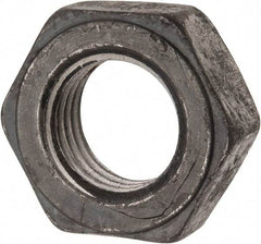 Value Collection - 1-1/4 - 7 UNC Steel Right Hand Heavy Hex Jam Nut - 2" Across Flats, 23/32" High, Uncoated, 2B Class of Fit - Apex Tool & Supply