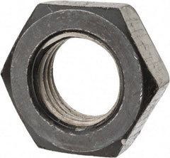 Value Collection - 1-1/2 - 6 UNC Steel Right Hand Heavy Hex Jam Nut - 2-3/8" Across Flats, 27/32" High, Uncoated, 2B Class of Fit - Apex Tool & Supply