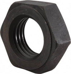 Value Collection - 2 - 4-1/2 UNC Steel Right Hand Heavy Hex Jam Nut - 3-1/8" Across Flats, 1-3/32" High, Uncoated, 2B Class of Fit - Apex Tool & Supply