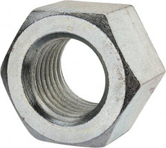 Value Collection - 2 - 4-1/2 UNC Steel Right Hand Heavy Hex Nut - 3-1/8" Across Flats, 1-31/32" High, Zinc Clear Finish - Apex Tool & Supply