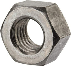 Value Collection - 9/16-12 UNC Steel Right Hand Heavy Hex Nut - 15/16" Across Flats, 35/64" High, Uncoated, 2B Class of Fit - Apex Tool & Supply