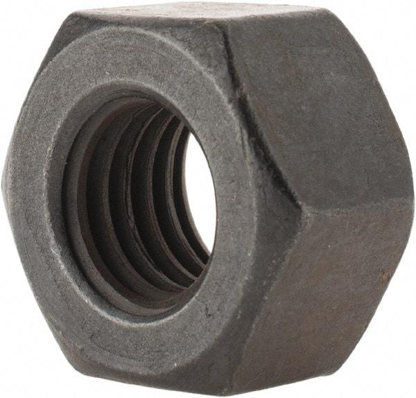 Value Collection - 5/8-11 UNC Steel Right Hand Heavy Hex Nut - 1-1/16" Across Flats, 39/64" High, Uncoated, 2B Class of Fit - Apex Tool & Supply