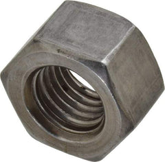 Value Collection - 7/8-9 UNC Steel Right Hand Heavy Hex Nut - 1-7/16" Across Flats, 55/64" High, Uncoated, 2B Class of Fit - Apex Tool & Supply