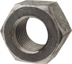 Value Collection - 1-1/4 - 7 UNC Steel Right Hand Heavy Hex Nut - 2" Across Flats, 1.2188" High, Uncoated - Apex Tool & Supply