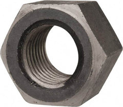 Value Collection - 1-1/2 - 6 UNC Steel Right Hand Heavy Hex Nut - 2-3/8" Across Flats, 1.4688" High, Uncoated - Apex Tool & Supply