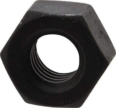 Value Collection - 7/16-14 UNC Steel Right Hand Heavy Hex Nut - 3/4" Across Flats, 27/64" High, Uncoated, 2B Class of Fit - Apex Tool & Supply