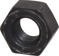 Value Collection - 1/2-13 UNC Steel Right Hand Heavy Hex Nut - 7/8" Across Flats, 31/64" High, Uncoated, 2B Class of Fit - Apex Tool & Supply